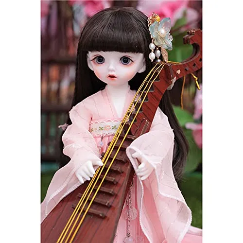 1/4 BJD Ball Jointed Doll Clothes Accessories, Lovely Beautiful Dress Full Set, Fit for BJD SD Dolls or Other Similar Dolls,A,1/4