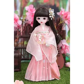 1/4 BJD Ball Jointed Doll Clothes Accessories, Lovely Beautiful Dress Full Set, Fit for BJD SD Dolls or Other Similar Dolls,A,1/4