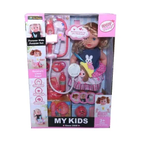 8121-01 LOVELY BABY DOCTOR DOLL SET D