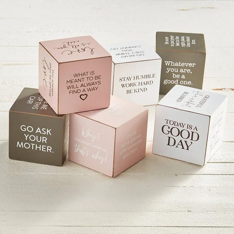 Abe Lincoln Quote Tabletop Block