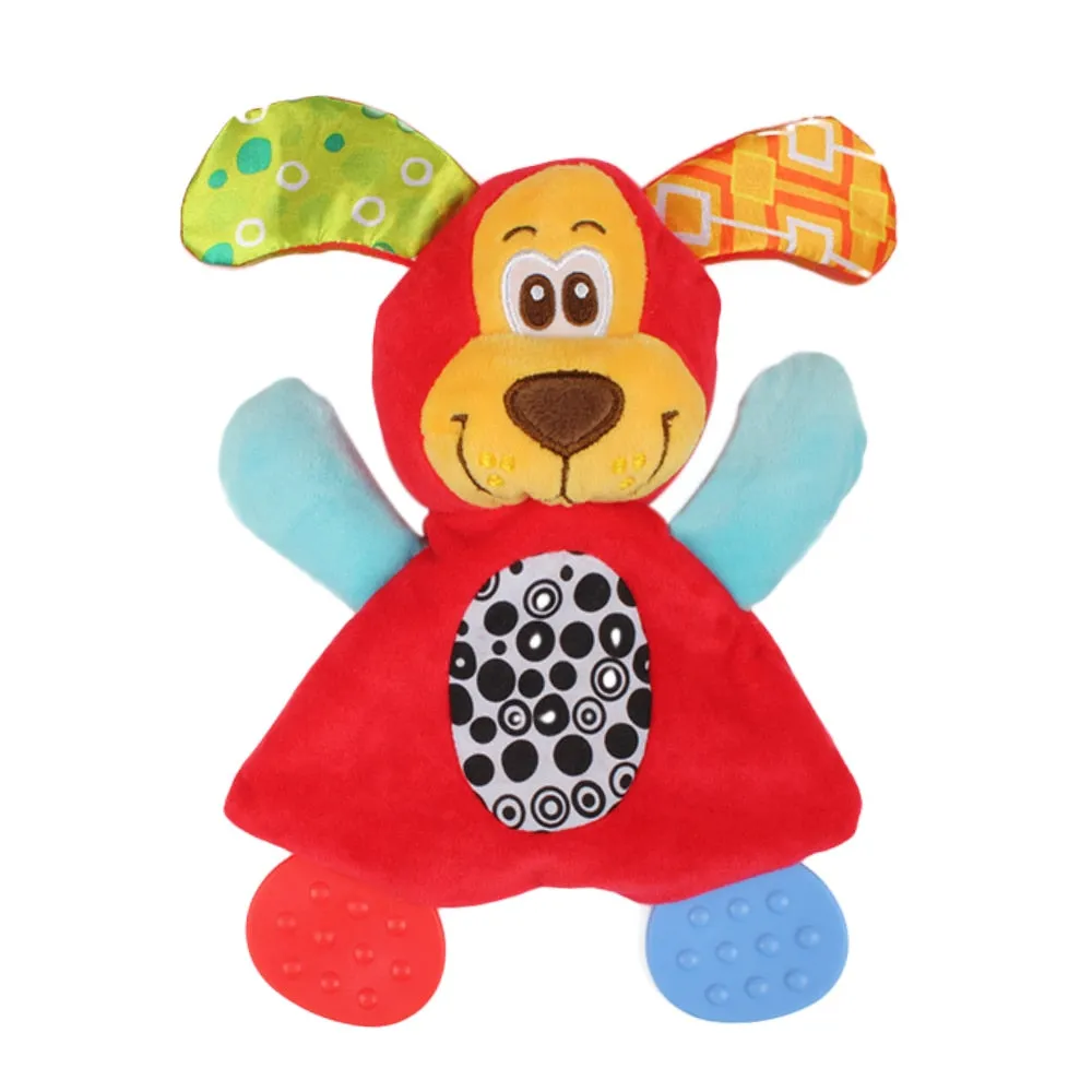 Animal Hand Bells Plush Baby Rattles