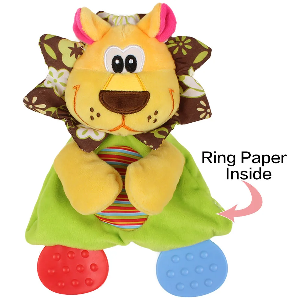 Animal Hand Bells Plush Baby Rattles