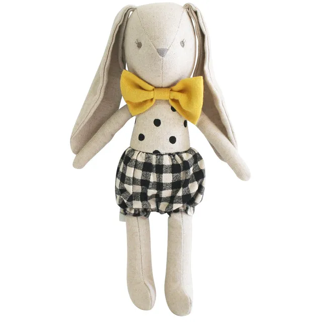 Baby Boy Bunny | Black Check