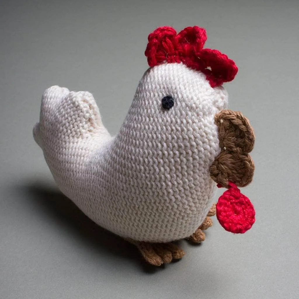 Baby Gift Set - On The Farm Knit Rattles