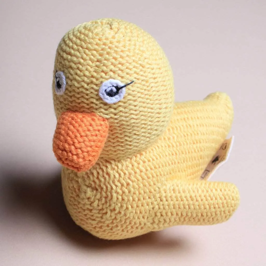 Baby Gift Set - On The Farm Knit Rattles