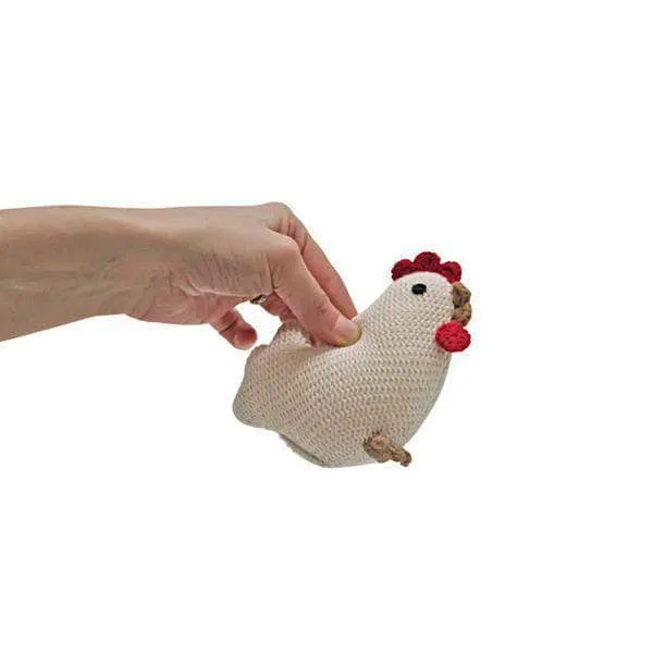 Baby Gift Set - On The Farm Knit Rattles