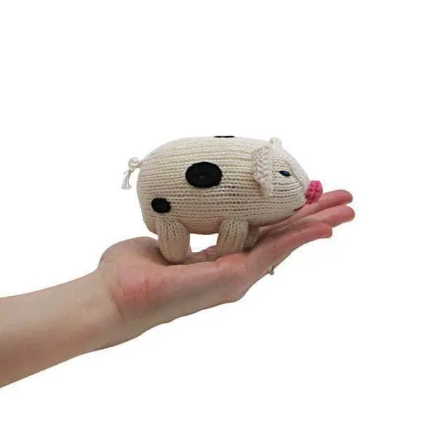 Baby Gift Set - On The Farm Knit Rattles