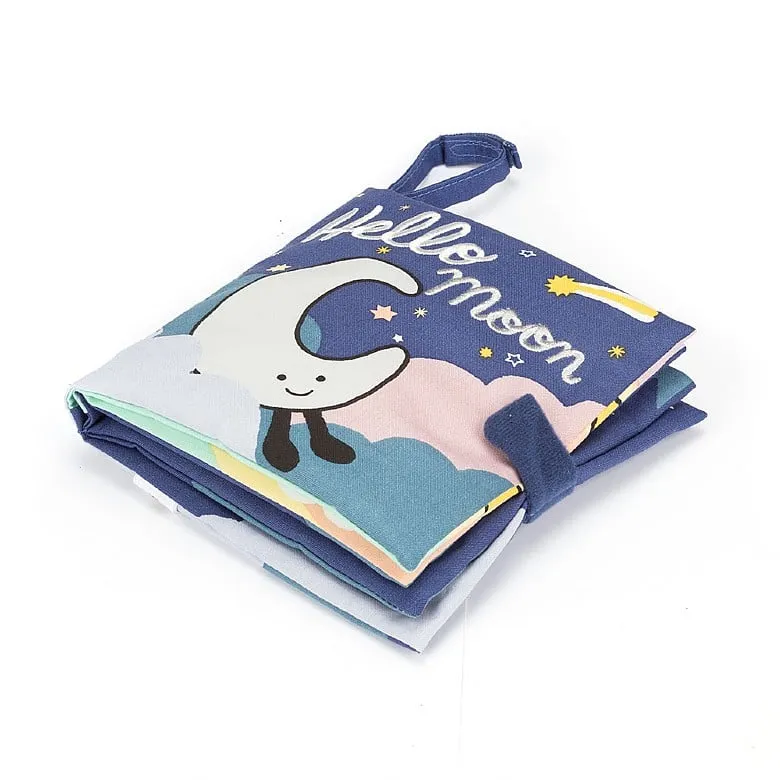Baby Jellycat - Hello Moon Fabric Book
