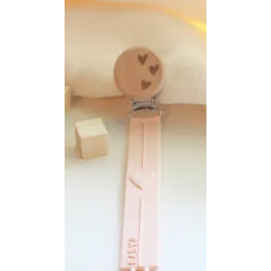 Baby-O Silicone Pacifier Clips-Girls