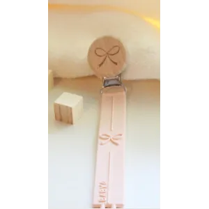 Baby-O Silicone Pacifier Clips-Girls