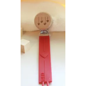 Baby-O Silicone Pacifier Clips-Girls