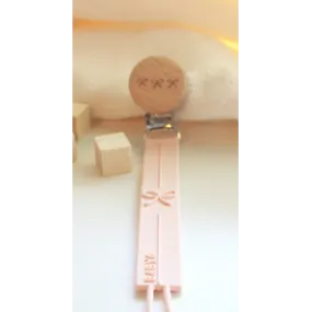 Baby-O Silicone Pacifier Clips-Girls