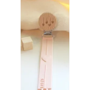 Baby-O Silicone Pacifier Clips-Girls