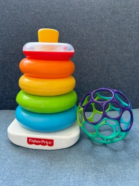 Baby Toys! Oball, Stacker & Blocks