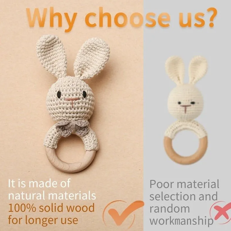Baby's 1st Crochet Rattle Gift Set