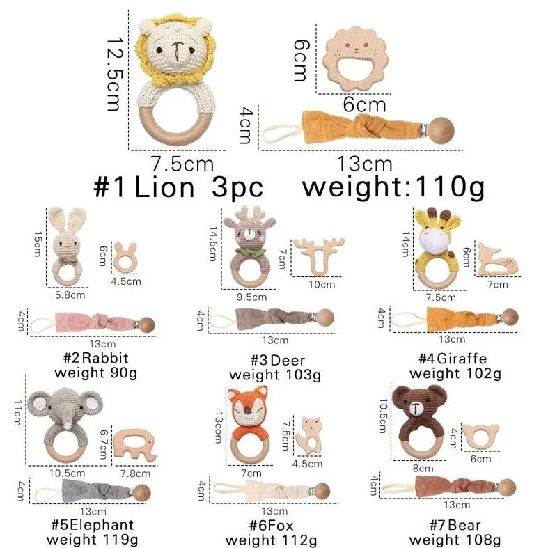 Baby's 1st Crochet Rattle Gift Set