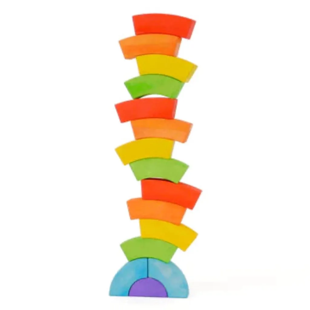 Bajo Vibrant Rainbow Blocks