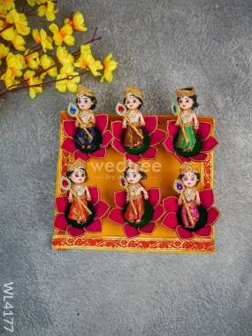 Bala Murugan on Lotus - Set of 6 - WL4177