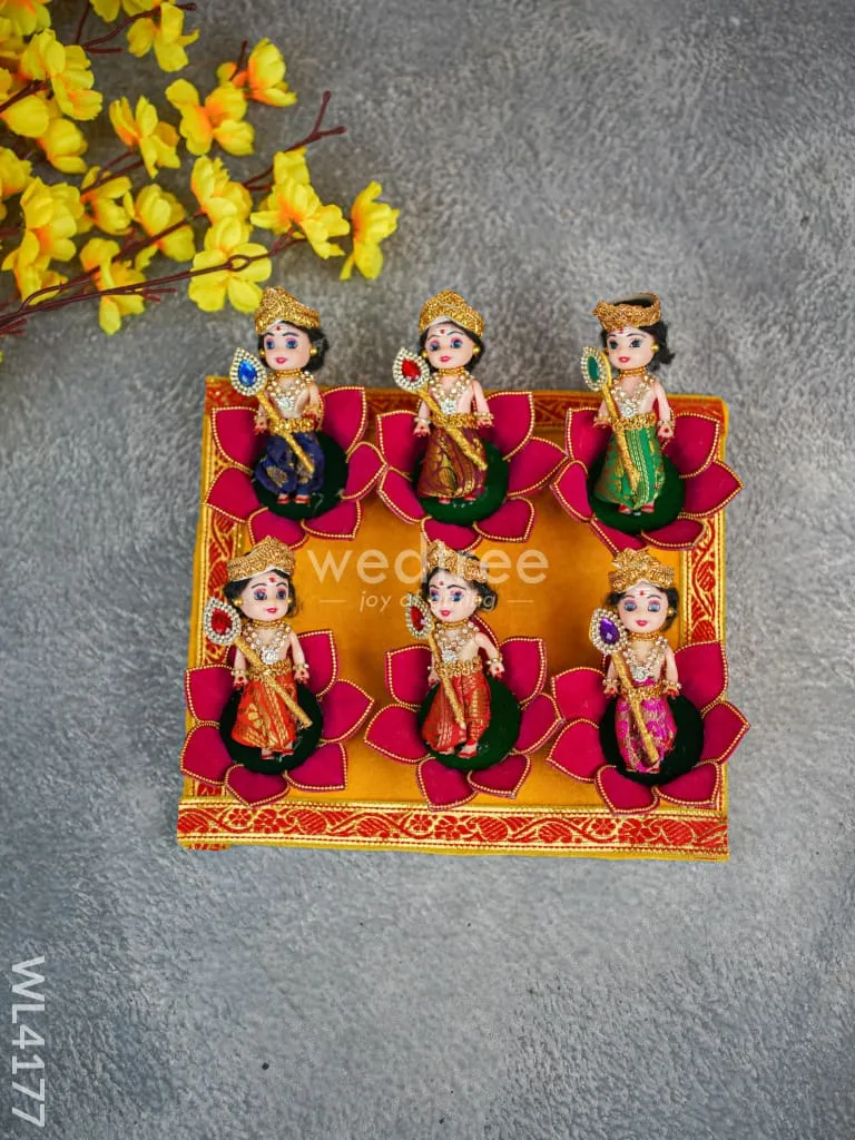 Bala Murugan on Lotus - Set of 6 - WL4177