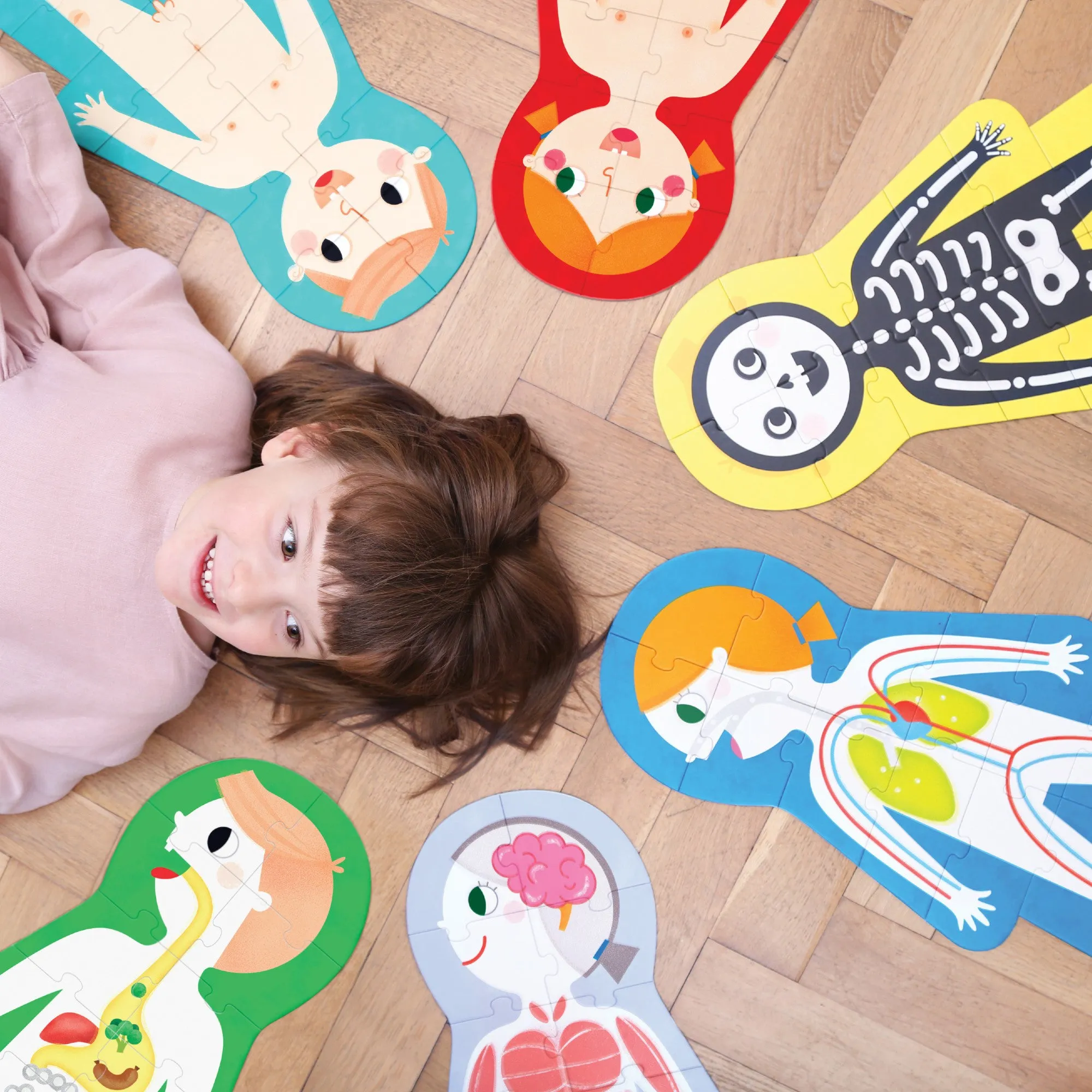 Banana Panda Suuper Size My Body Puzzle - Interactive Human Anatomy Game