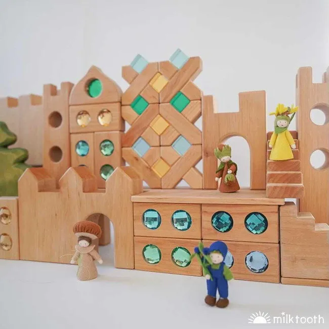 Bauspiel | Castle Building Block Set 16 Pieces