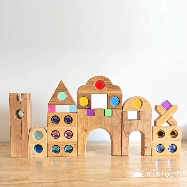 Bauspiel | Castle Building Block Set 16 Pieces