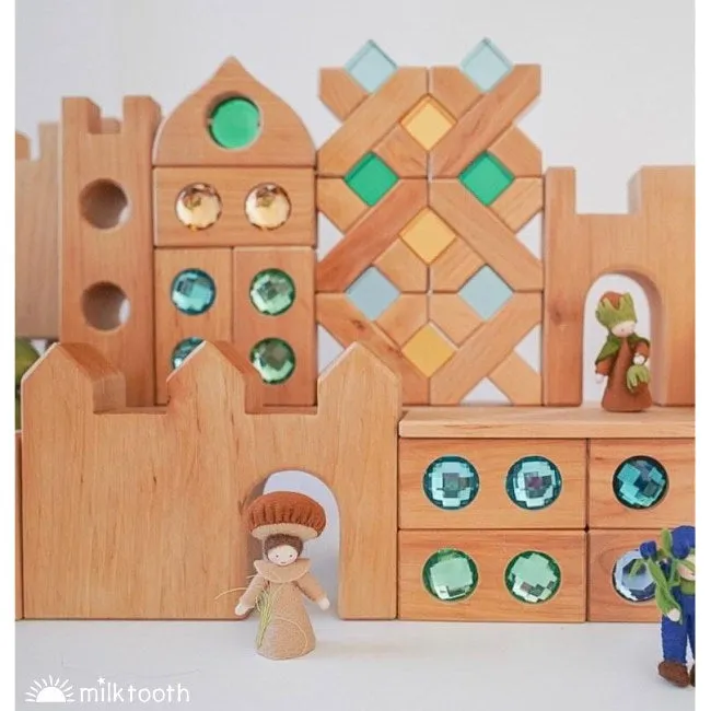 Bauspiel | Castle Building Block Set 16 Pieces