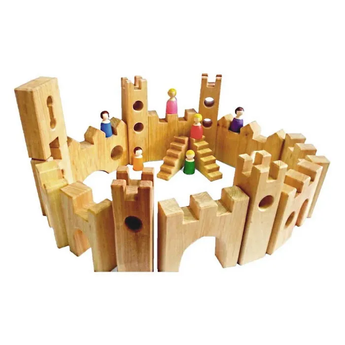 Bauspiel | Castle Building Block Set 16 Pieces