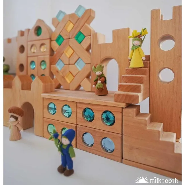 Bauspiel | Castle Building Block Set 16 Pieces