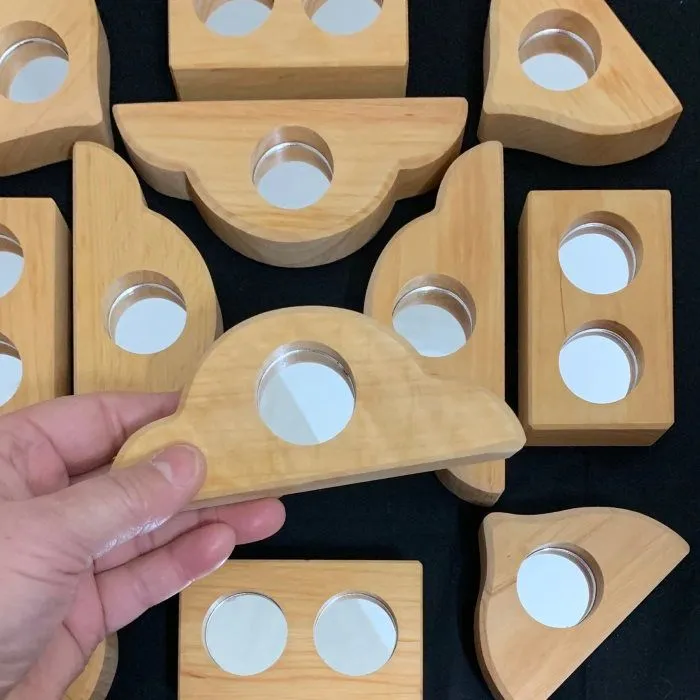 Bauspiel | Mirror Blocks | 12 Blocks