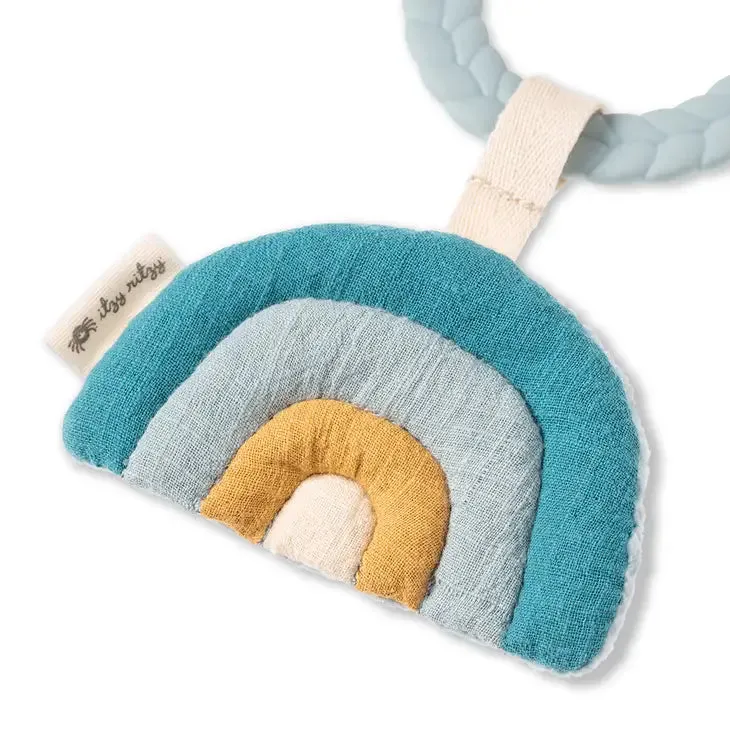 BITZY BUSY RING TEETHING ACTIVITY TOY- RAINBOW