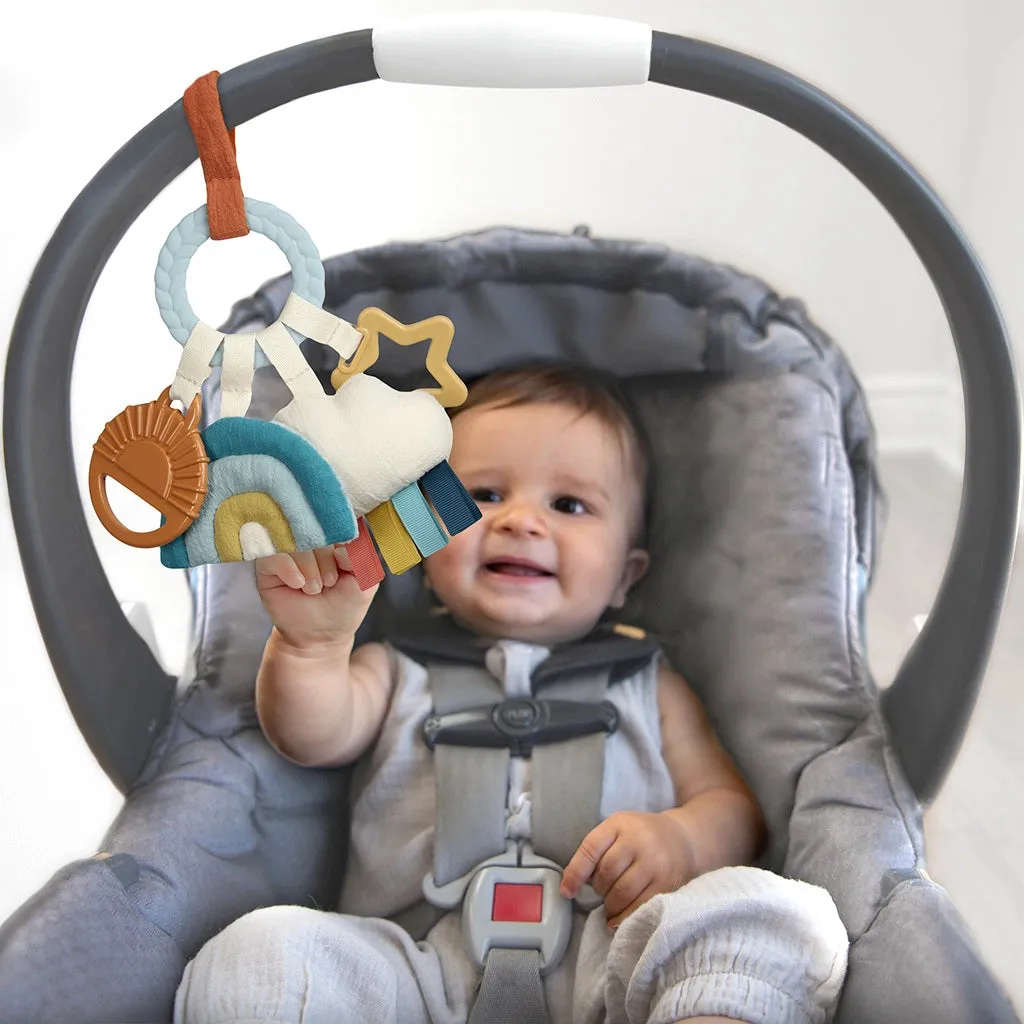 Bitzy Busy Ring Teething Toy | Rainbow