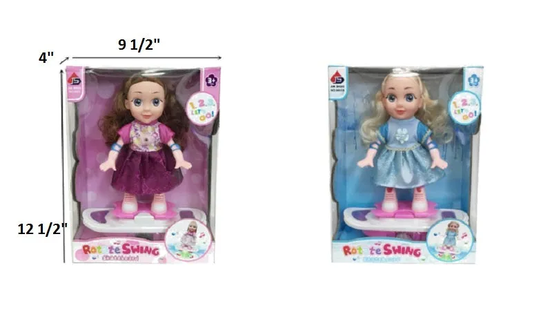 B/O Toy Dolls with Skate Board Wholesale