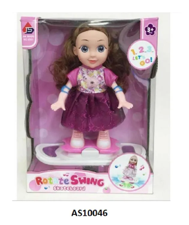B/O Toy Dolls with Skate Board Wholesale