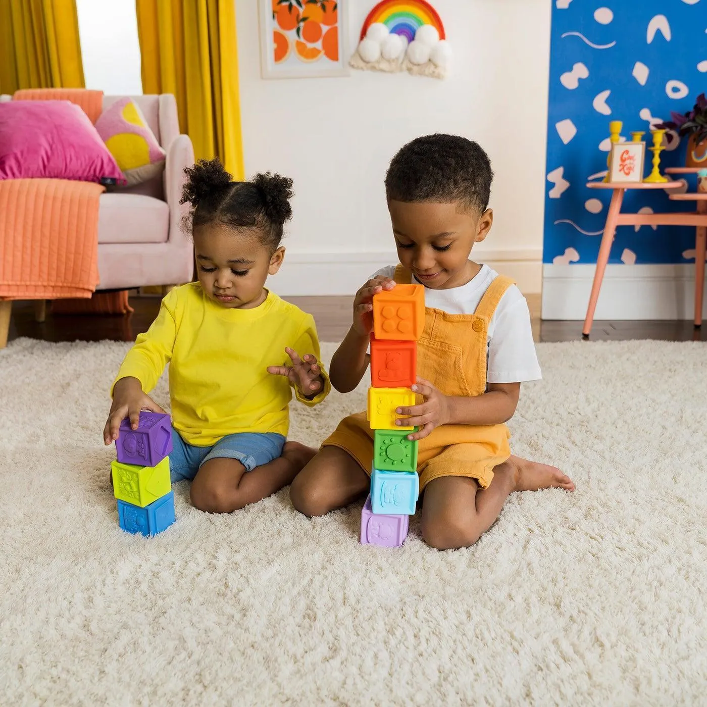 Bright Starts KaledioCubes™ 9 Stack & Squeeze Blocks