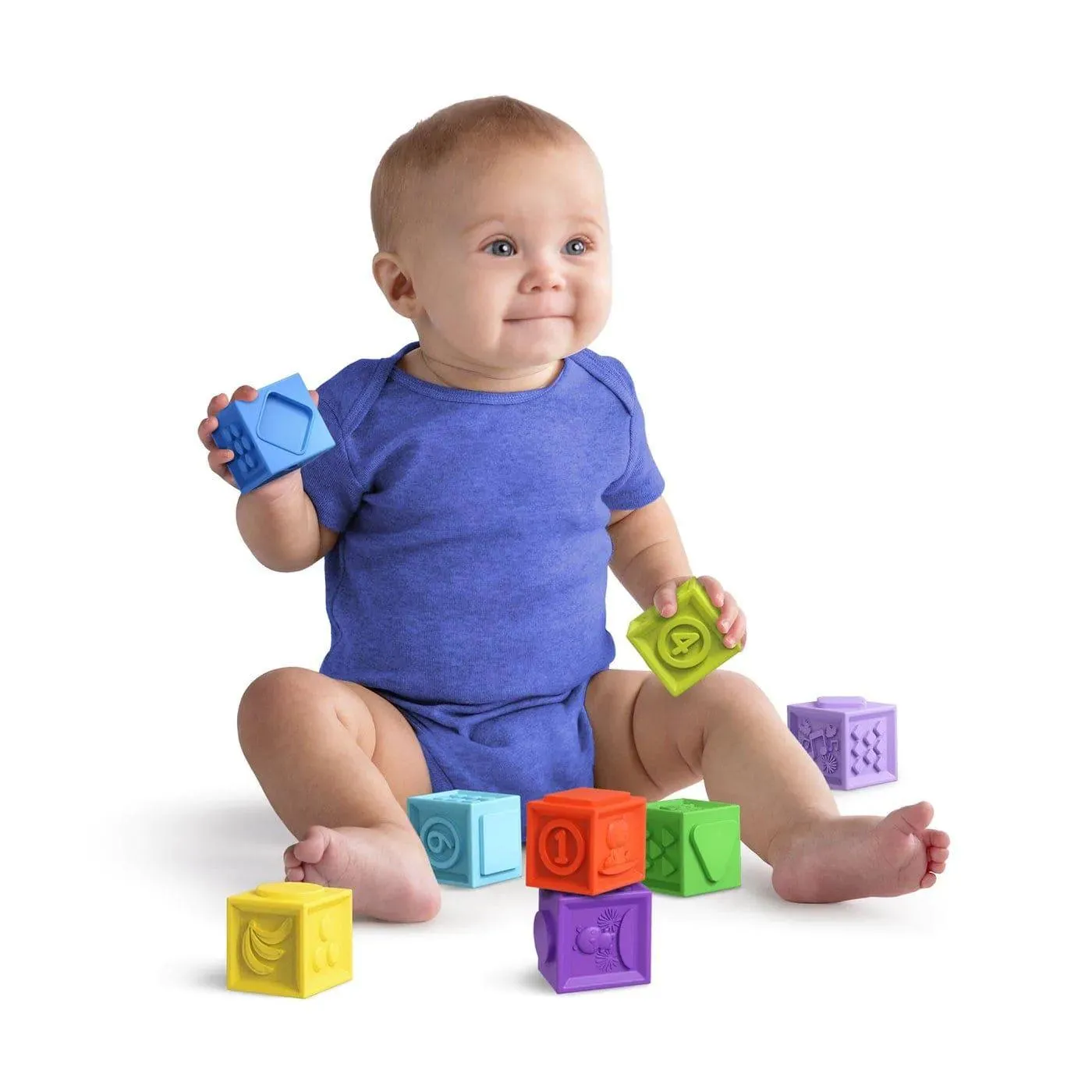 Bright Starts KaledioCubes™ 9 Stack & Squeeze Blocks