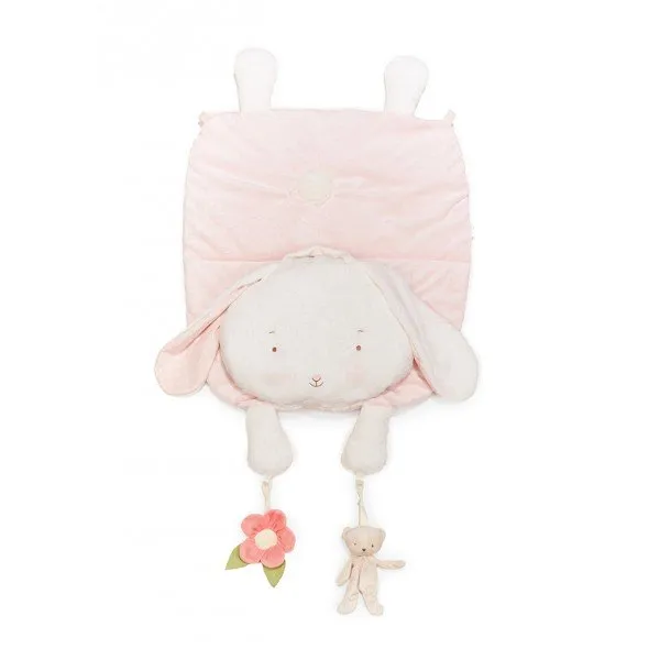 Bunnies by the Bay Blossom Bunny 3 in 1 Play Mat, Tummy Time and Pillow