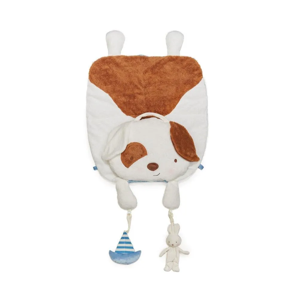 Bunnies by the Bay Skipit Pup Pillow, Tummy Time and Playmat 3-in-1