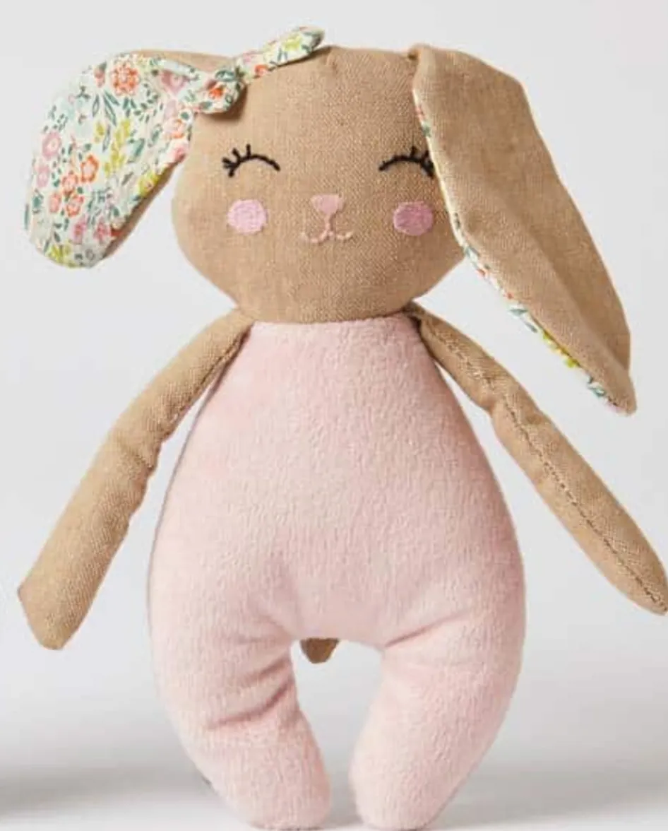 Bunny /  Owl Soft Plush Baby Rattle Toy