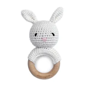 Cheengoo Teething Rattle - Snow Bunny