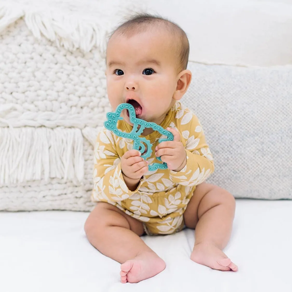 Chew Crew™ Silicone Llama Baby Teether
