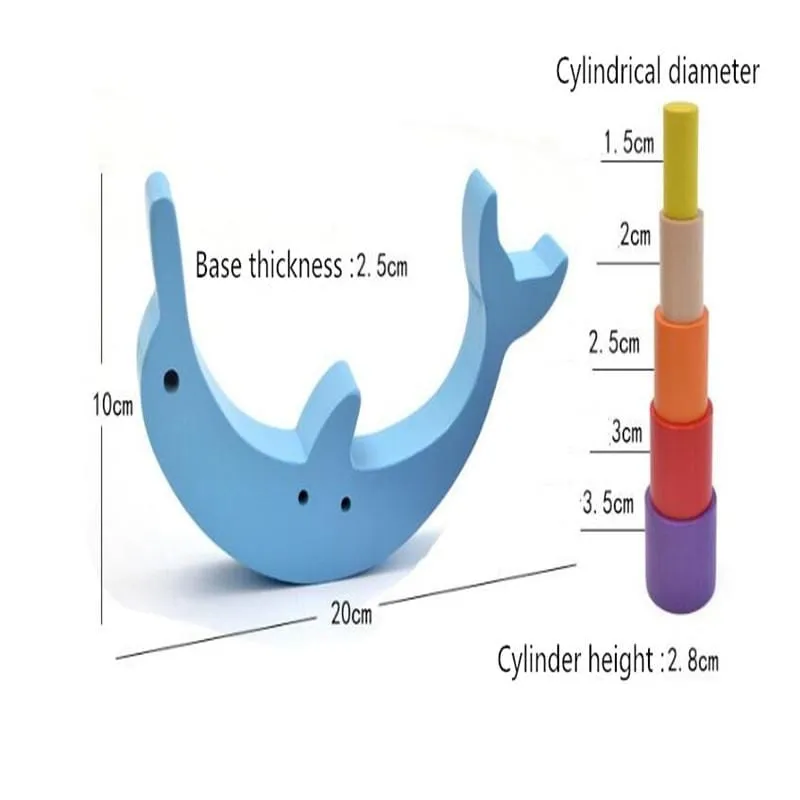 Colorful Moon Balancing Toy