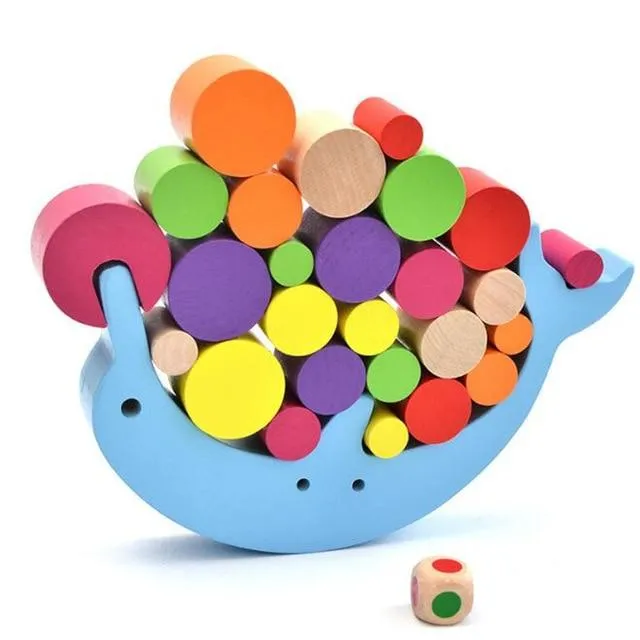 Colorful Moon Balancing Toy