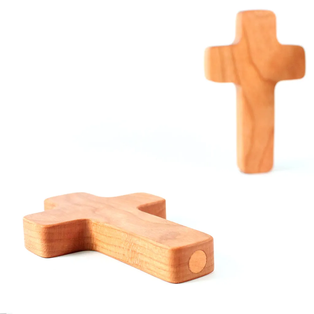 Cross Wooden Toy Rattle