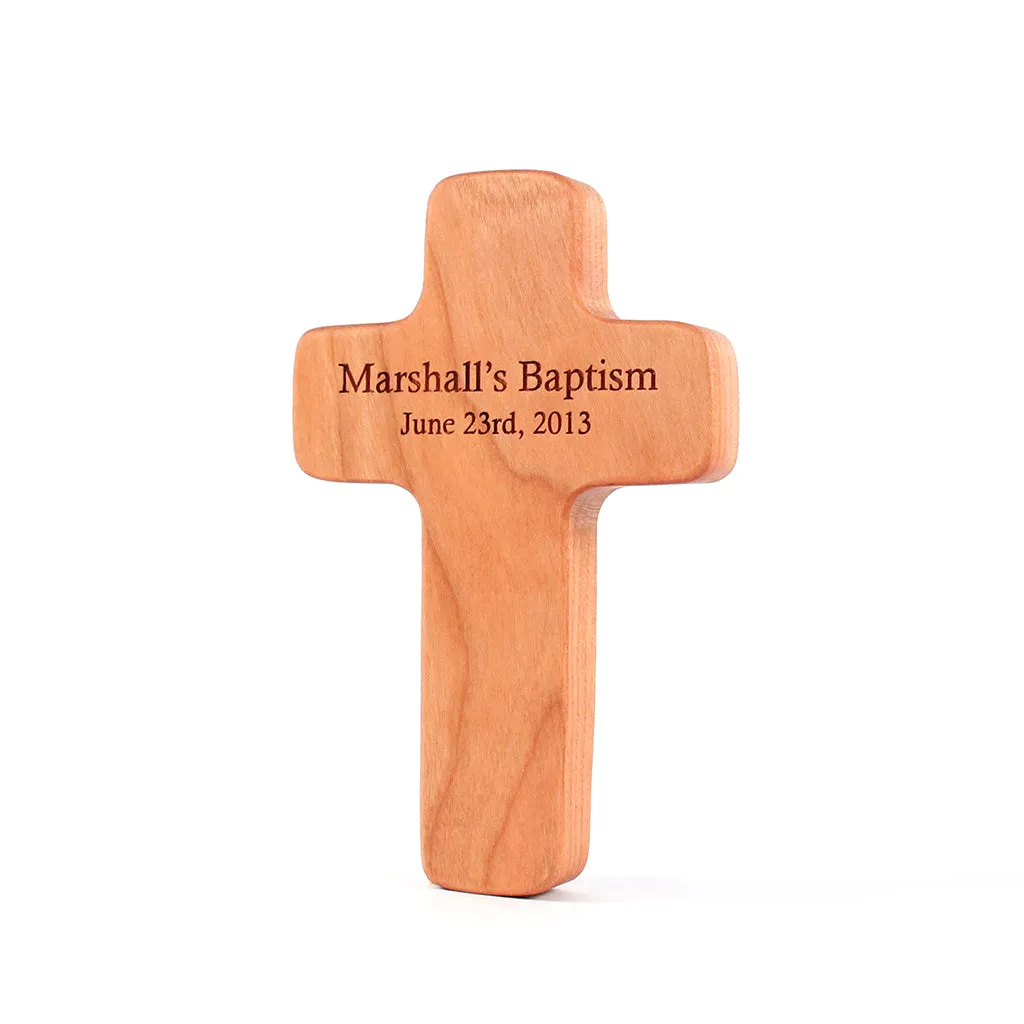 Cross Wooden Toy Rattle
