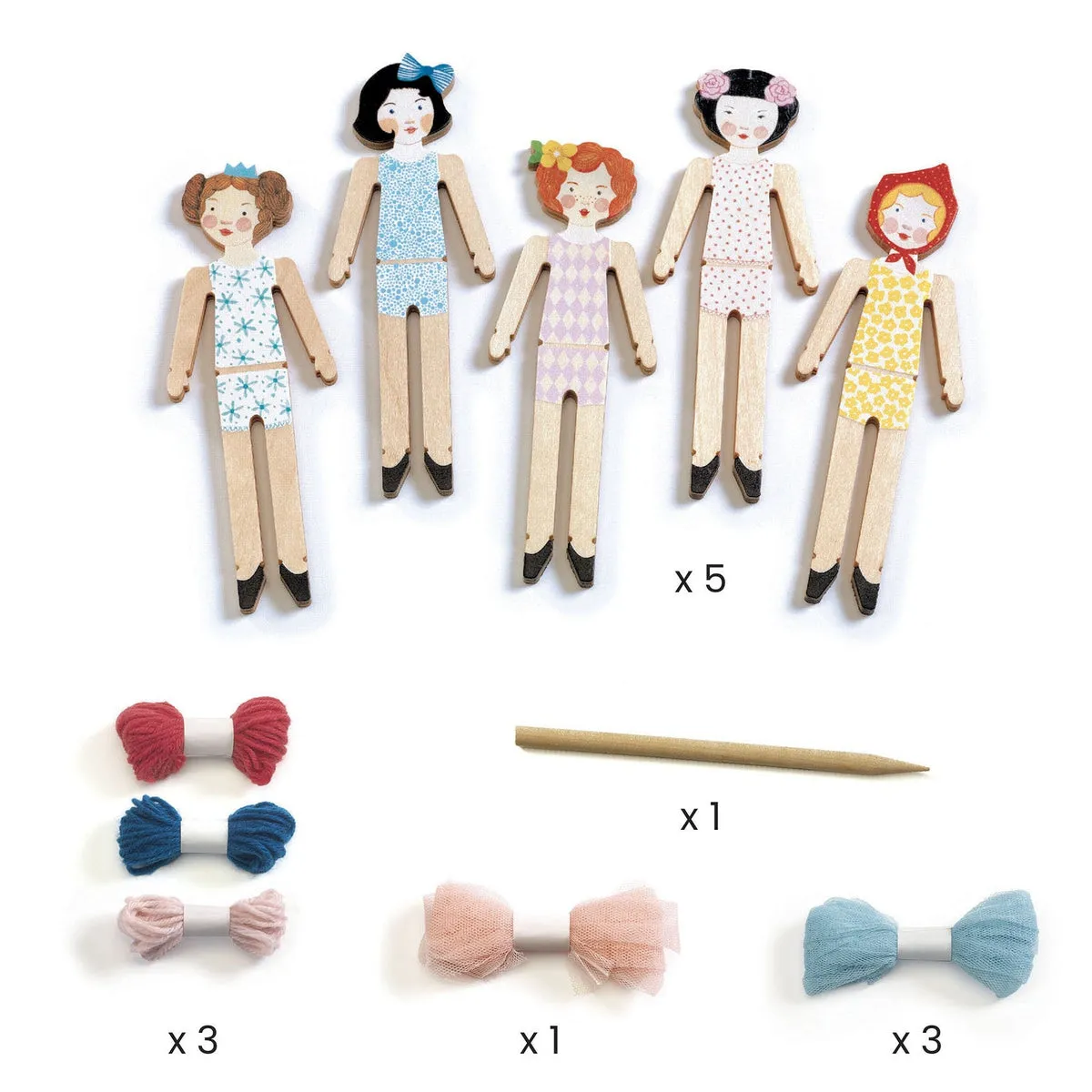 Djeco sweet night DIY worry dolls kit