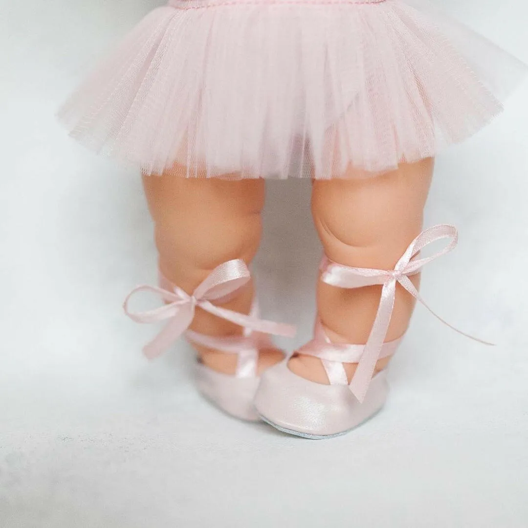 Doll Ballerina "Pointe" Shoes