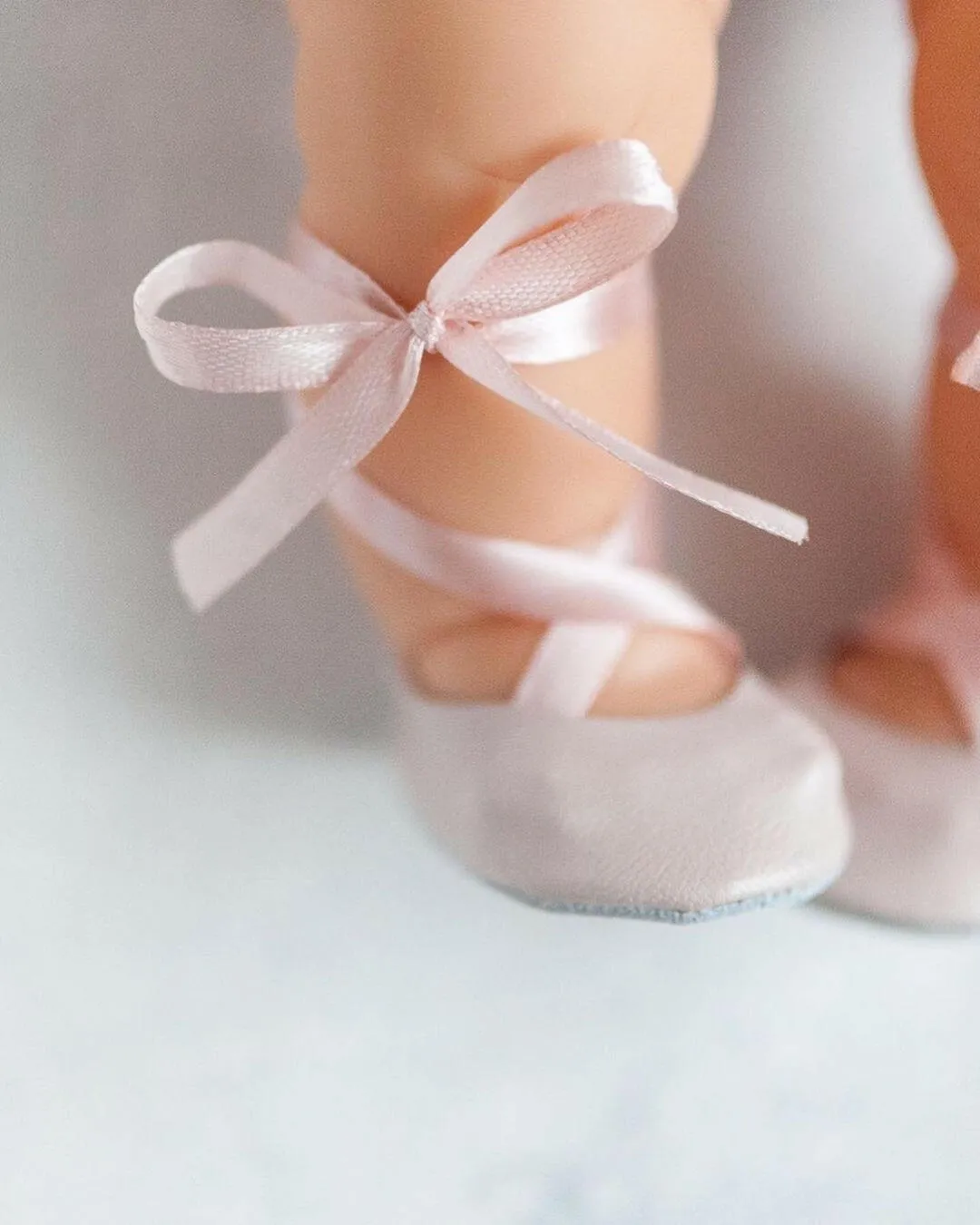 Doll Ballerina "Pointe" Shoes