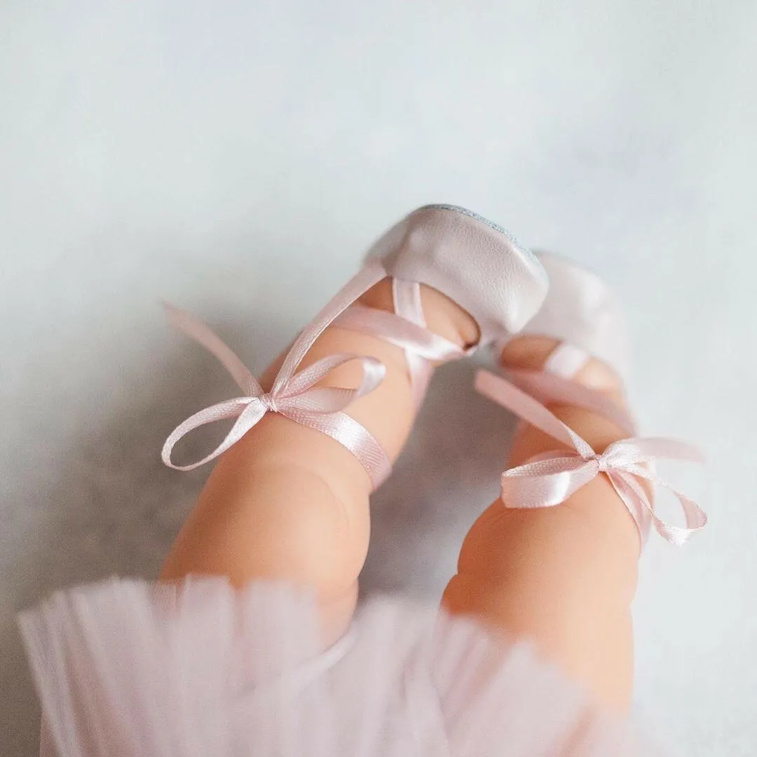 Doll Ballerina "Pointe" Shoes
