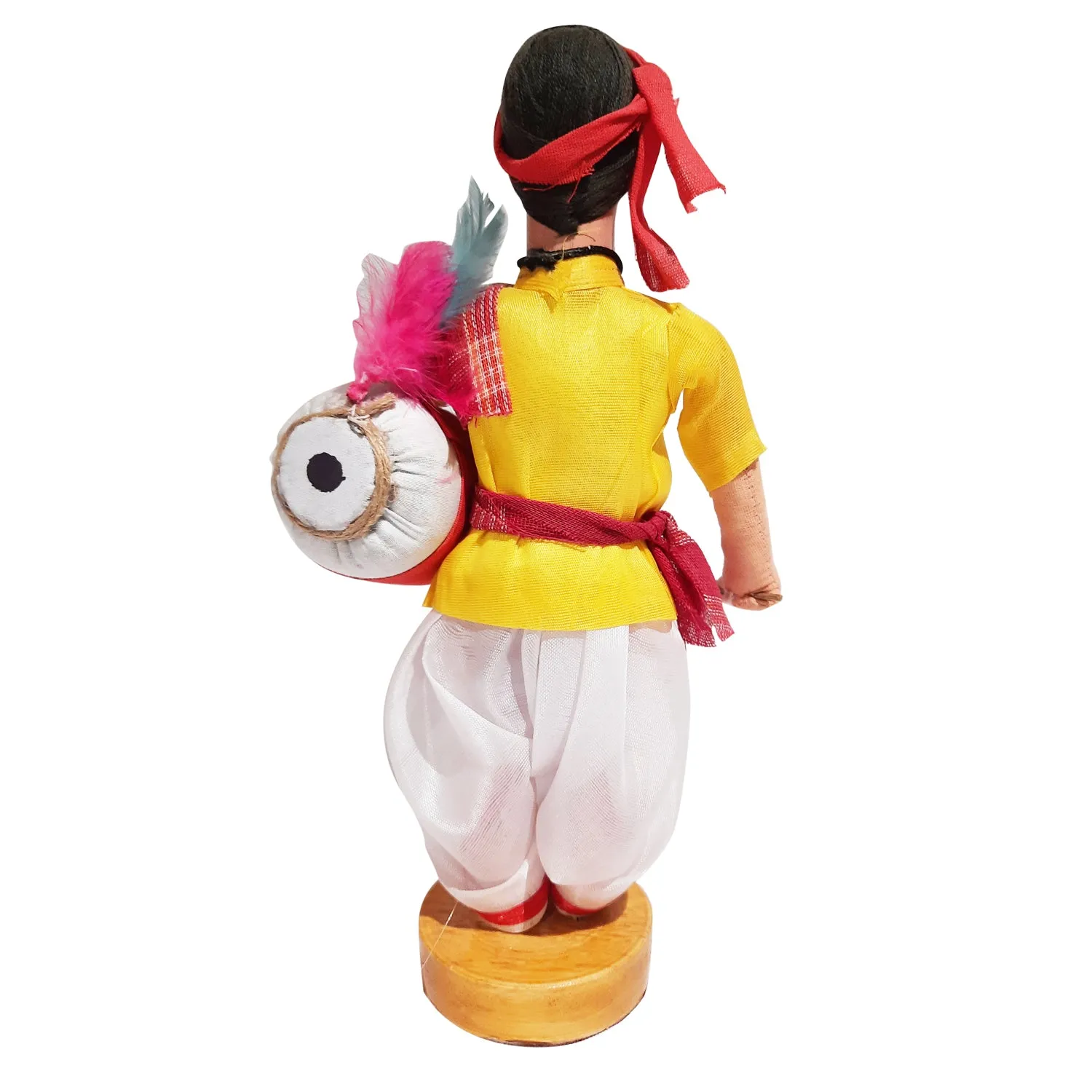 Doll Male Drummer Dhaki 9 in (Assorted Colours)